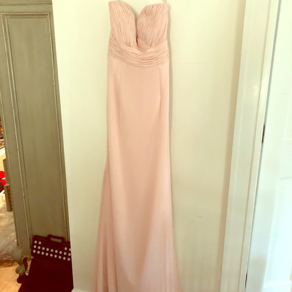Mori lee bridesmaid dress in blush